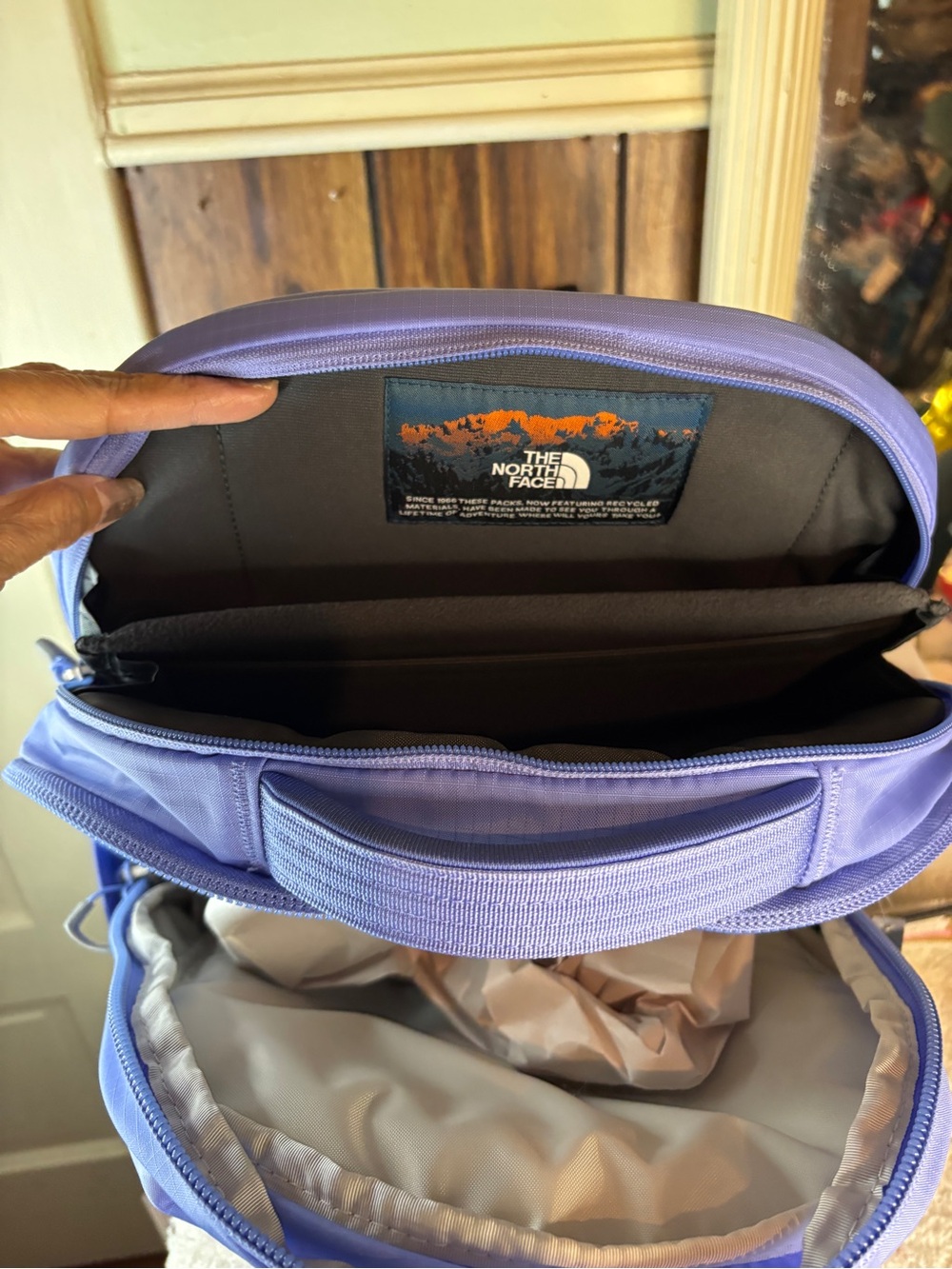 The North Face Surge Everyday Backpack TNF Virtual Blue-In One Size Large NWT - Picture 9 of 13